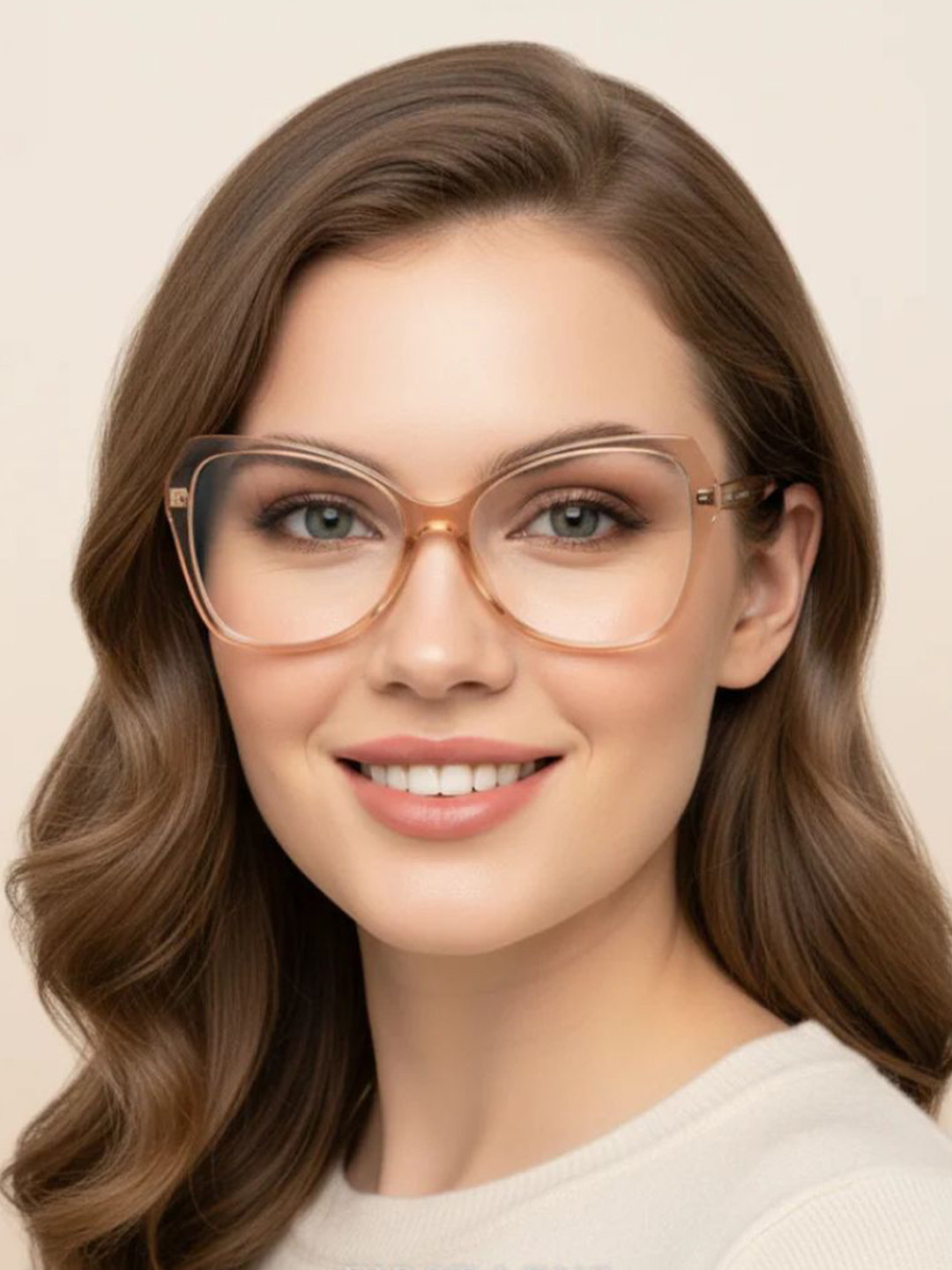First Lens Unisex Full Rim Butterfly Frames Flaire Blue Light Computer Glasses B007