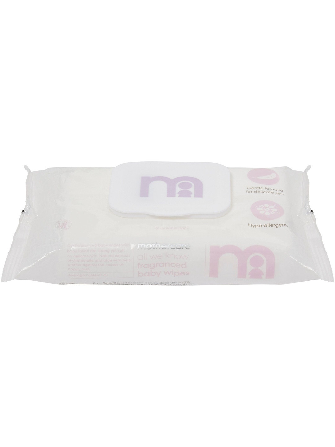 mothercare All We Know Fragranced Baby Wipes - White - 60 Wipes
