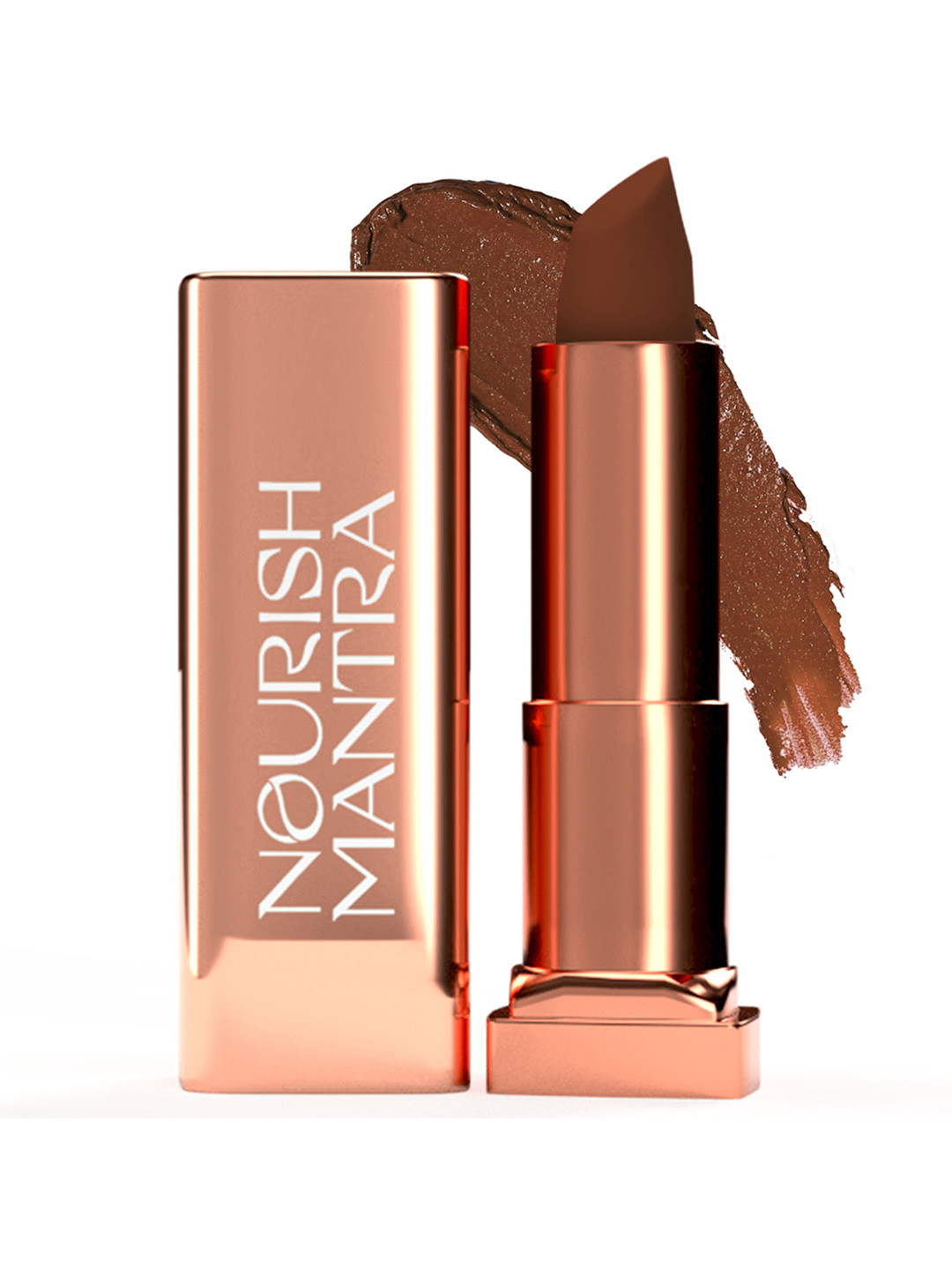 Nourish Mantra Creamy Matte Lipstick-  Himalayan Mocha
