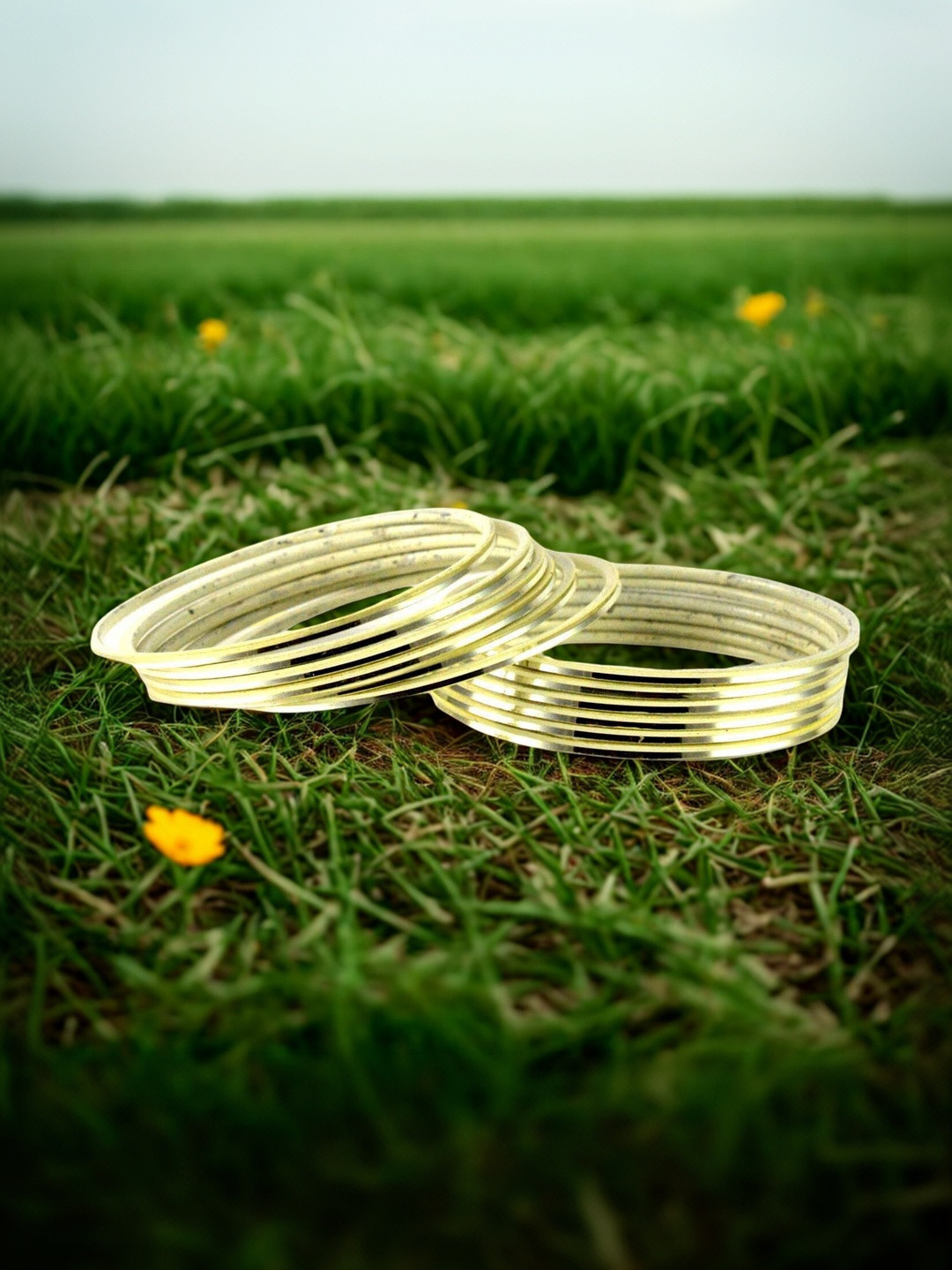Vidhya Kangan Set Of 12 Plain Bangles
