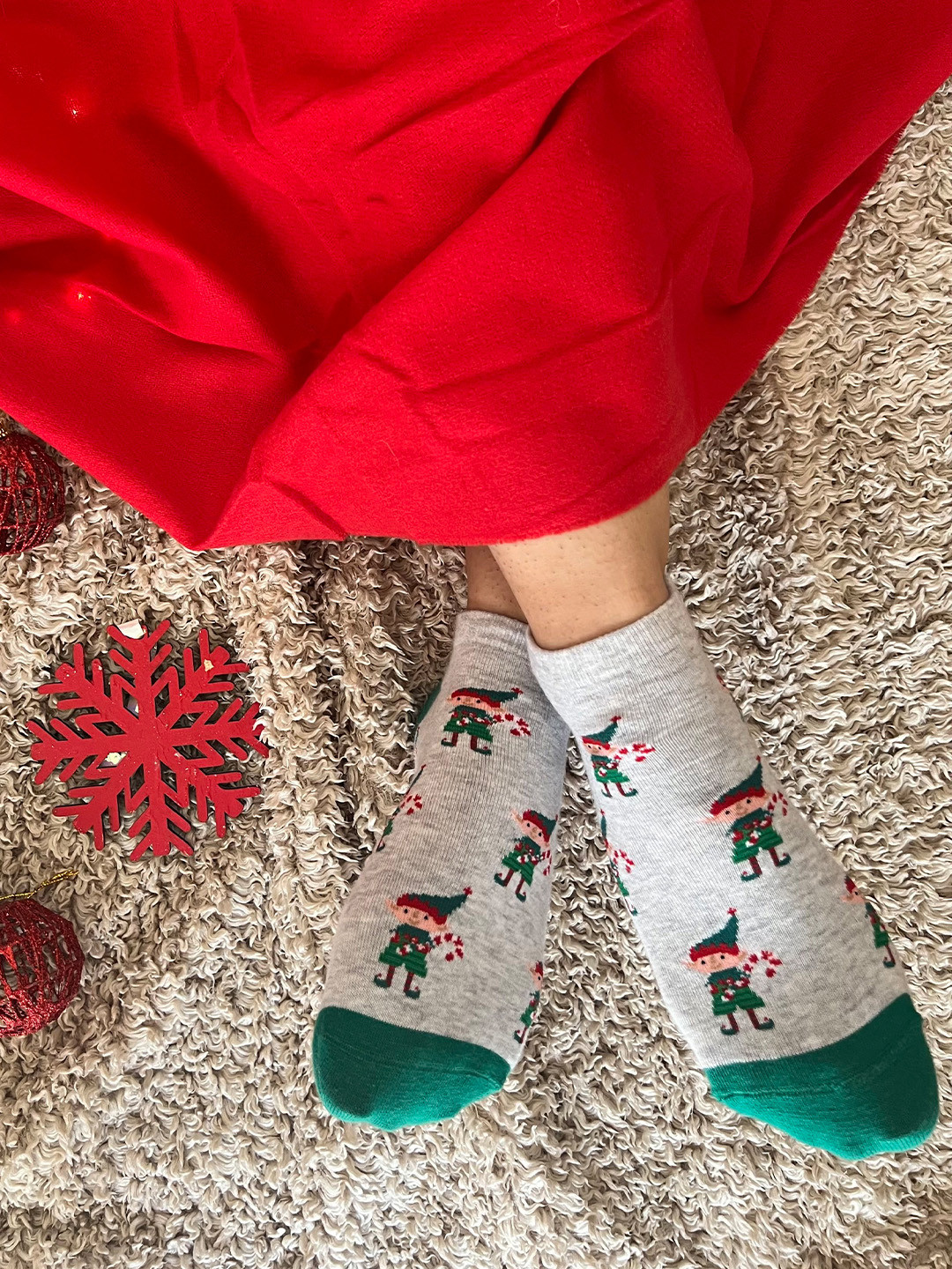 Mint & Oak Women Patterned Odour Eliminating, Moisture Wicking Ankle-Length Socks