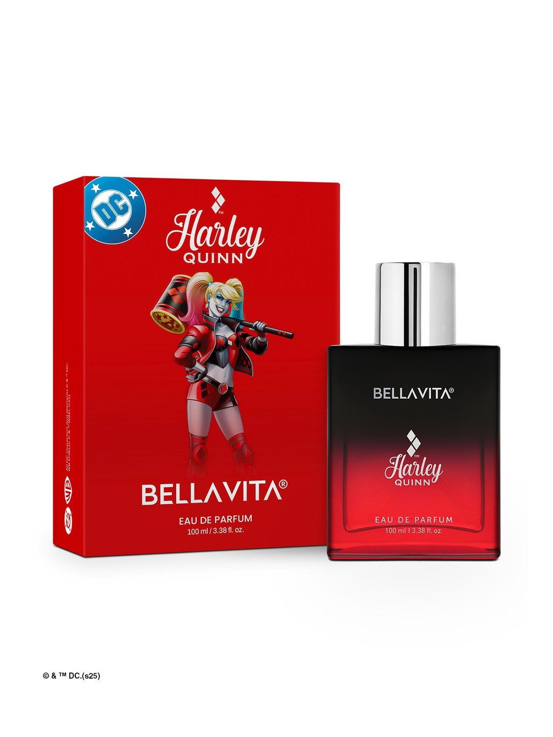 Bella Vita Organic Women DC The Harley Quinn Long Lasting Eau De Parfum - 100ml