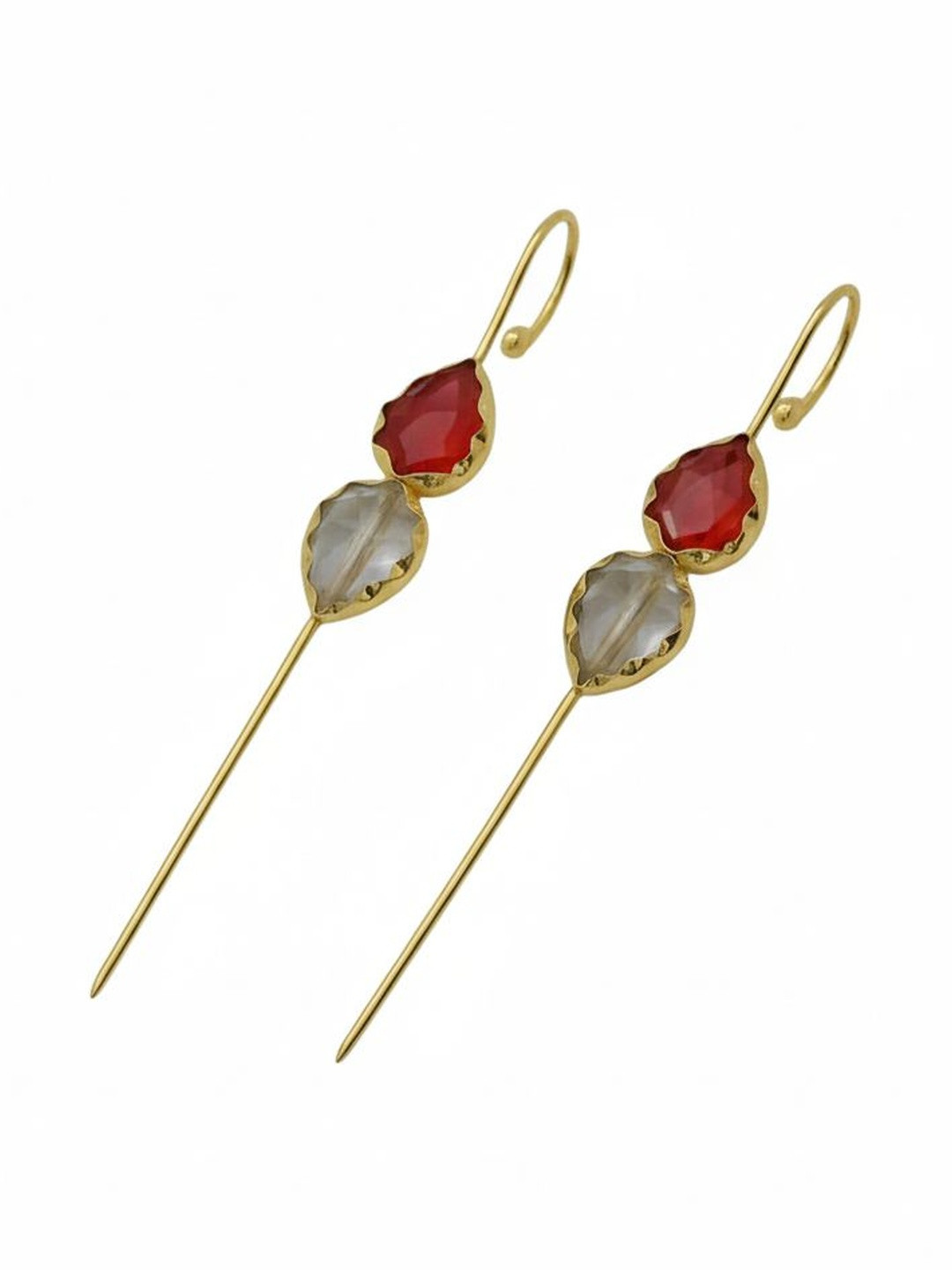 MISS ASTUTE Teardrop Shaped Drop Earrings