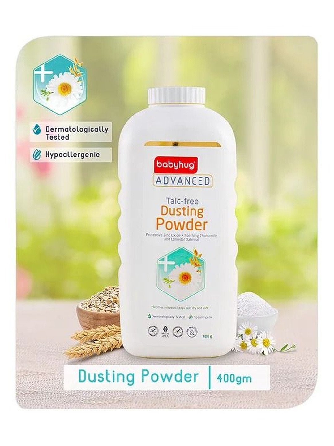 Babyhug Advance Talc Free Powder With Chamomile Extract - 400 g