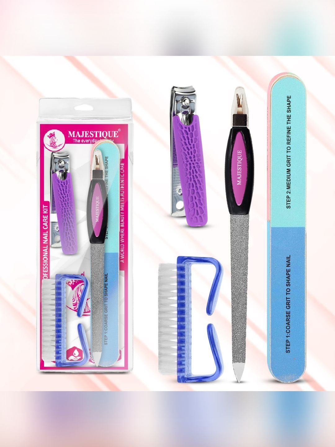 MAJESTIQUE Set Of 4 Professional Nail Care Kit