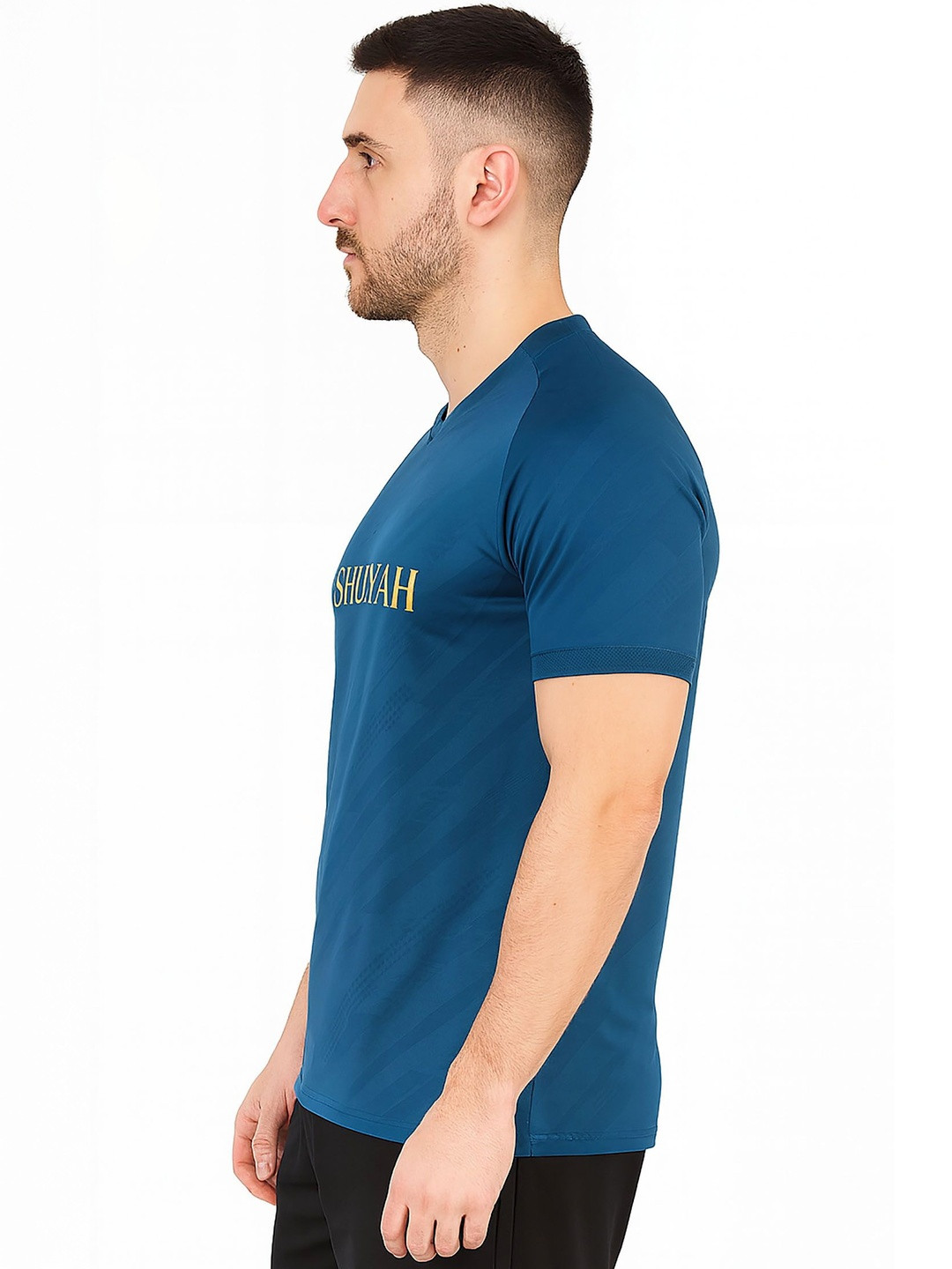 dostitch Men Cristiano Ronaldo V-Neck Dri-FIT T-shirt