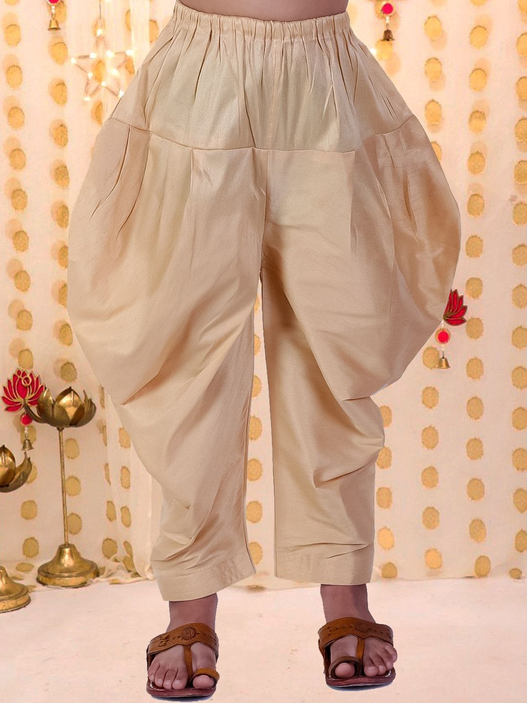 BownBee Boys Silk Ethnic Salwar Dhotis Pants