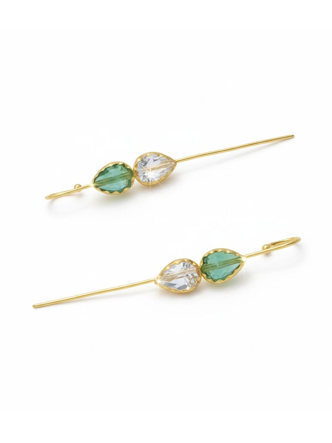 MISS ASTUTE Teardrop Shaped Ear Cuff Earrings