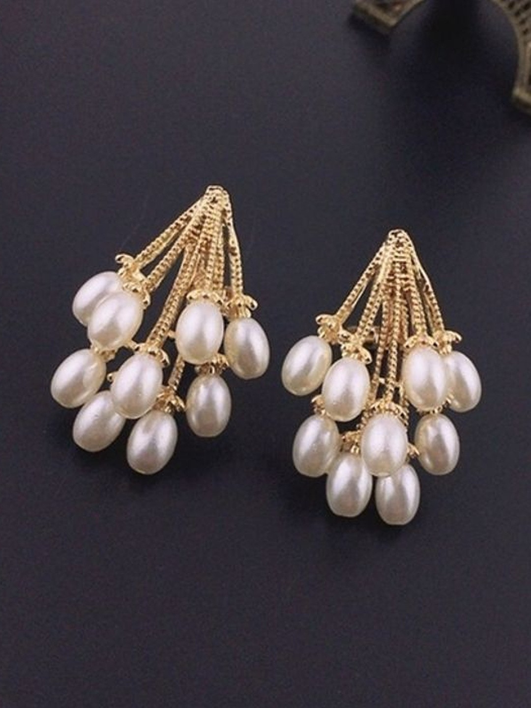 Celestique Geometric Drop Earrings