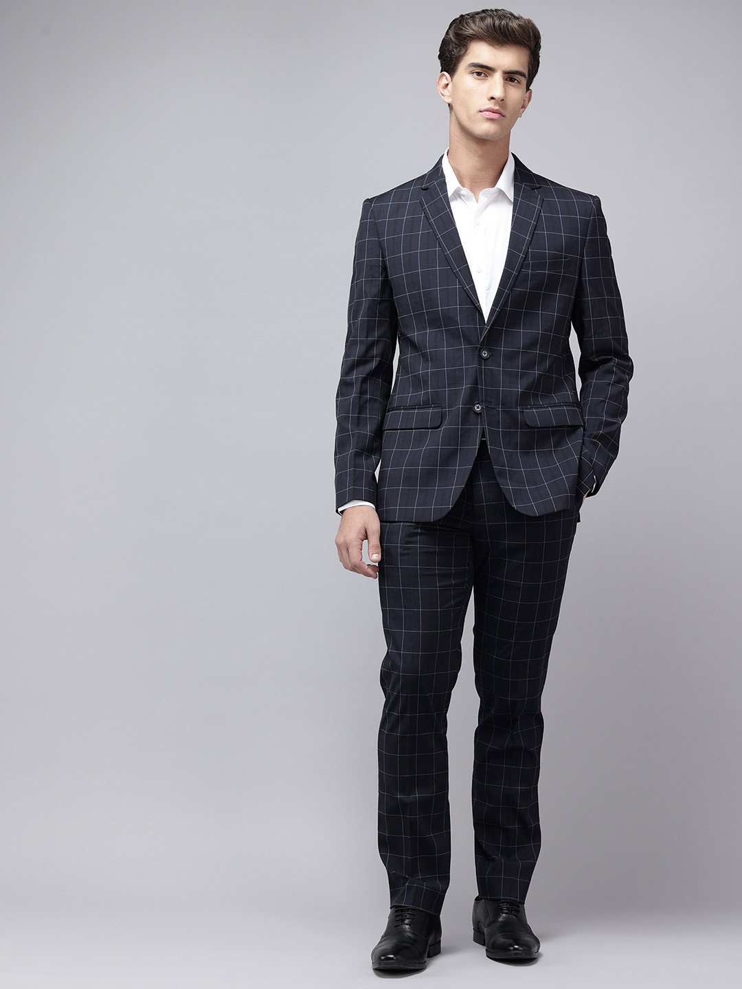 Park Avenue Super Slim Fit Single-Breasted 2-Piece Formal Suit