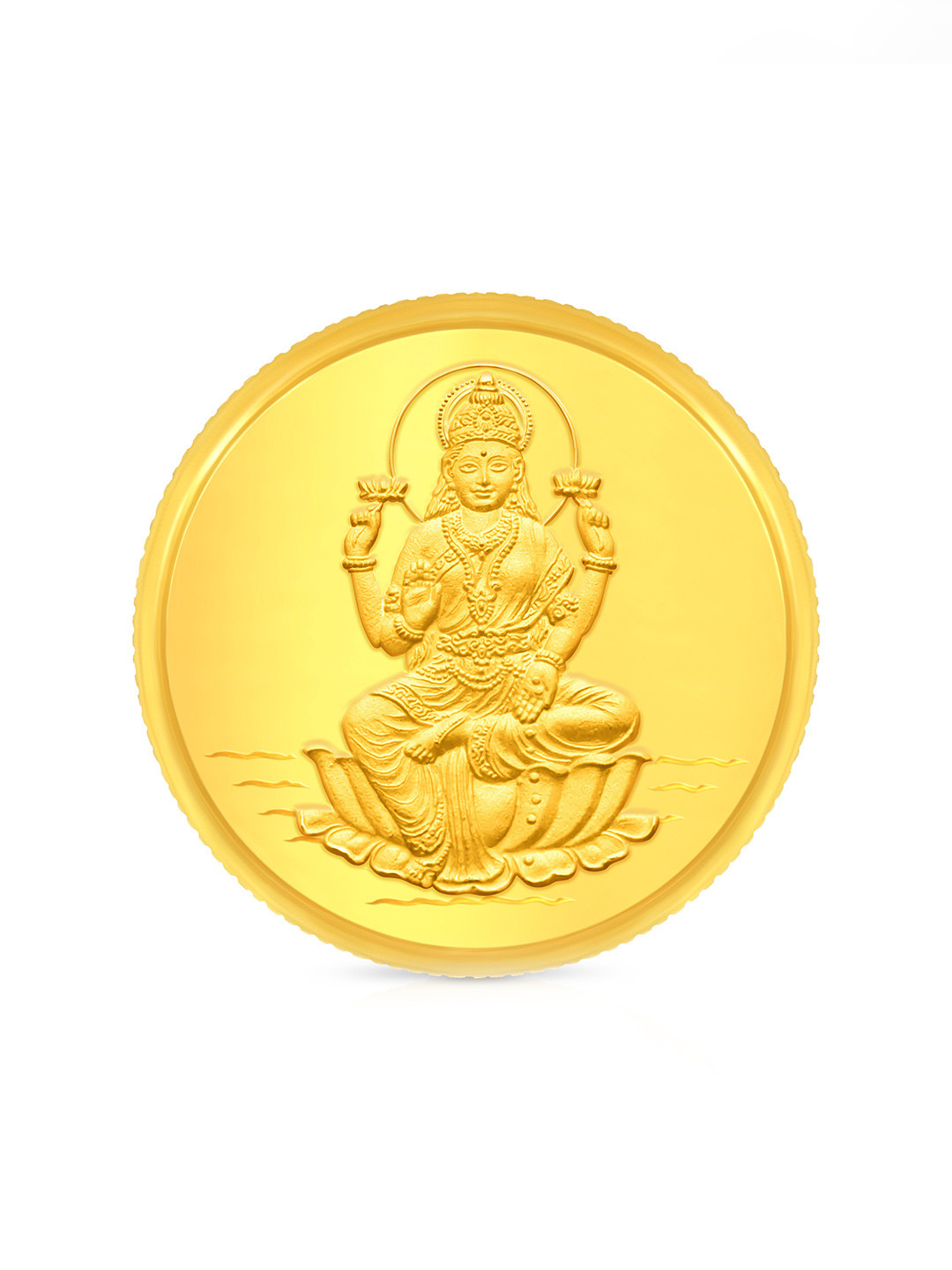 BHIMA BIS Hallmark 22K 916 Purity Lakshmi Gold Coin 1 gram