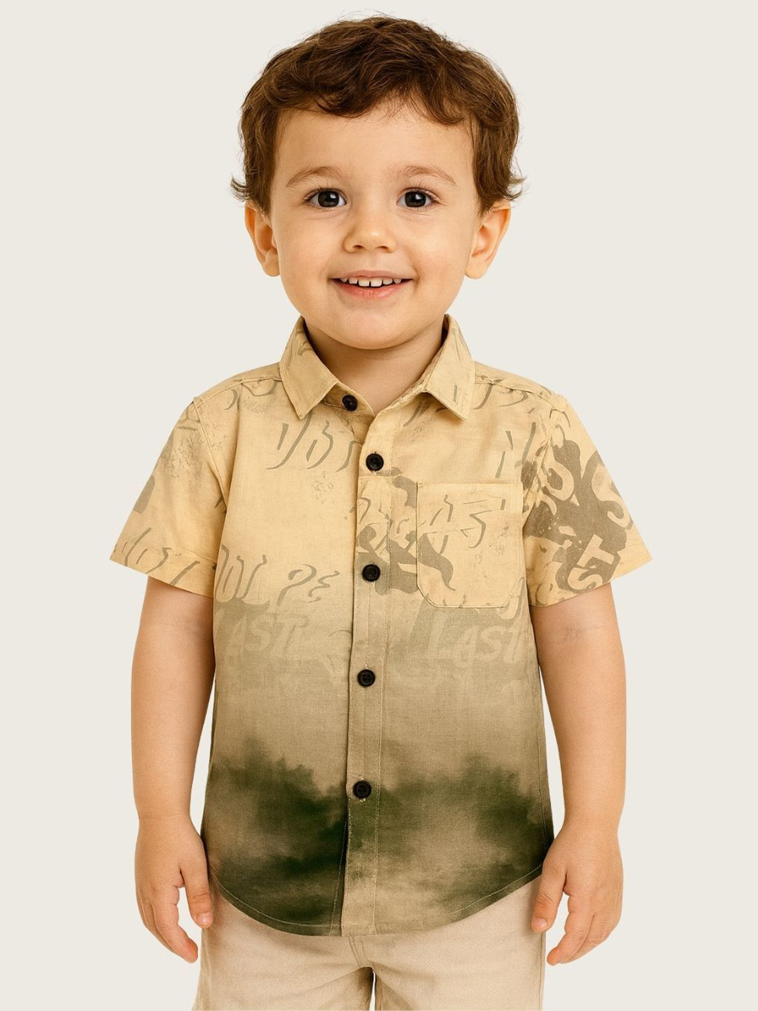 YK Boys Classic Ombre Casual Shirt