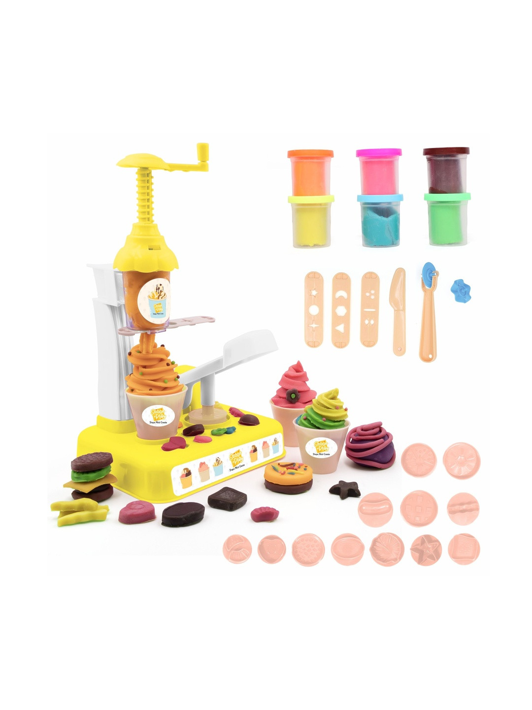CHANAK Kids Play Dough Ice Cream Maker Set