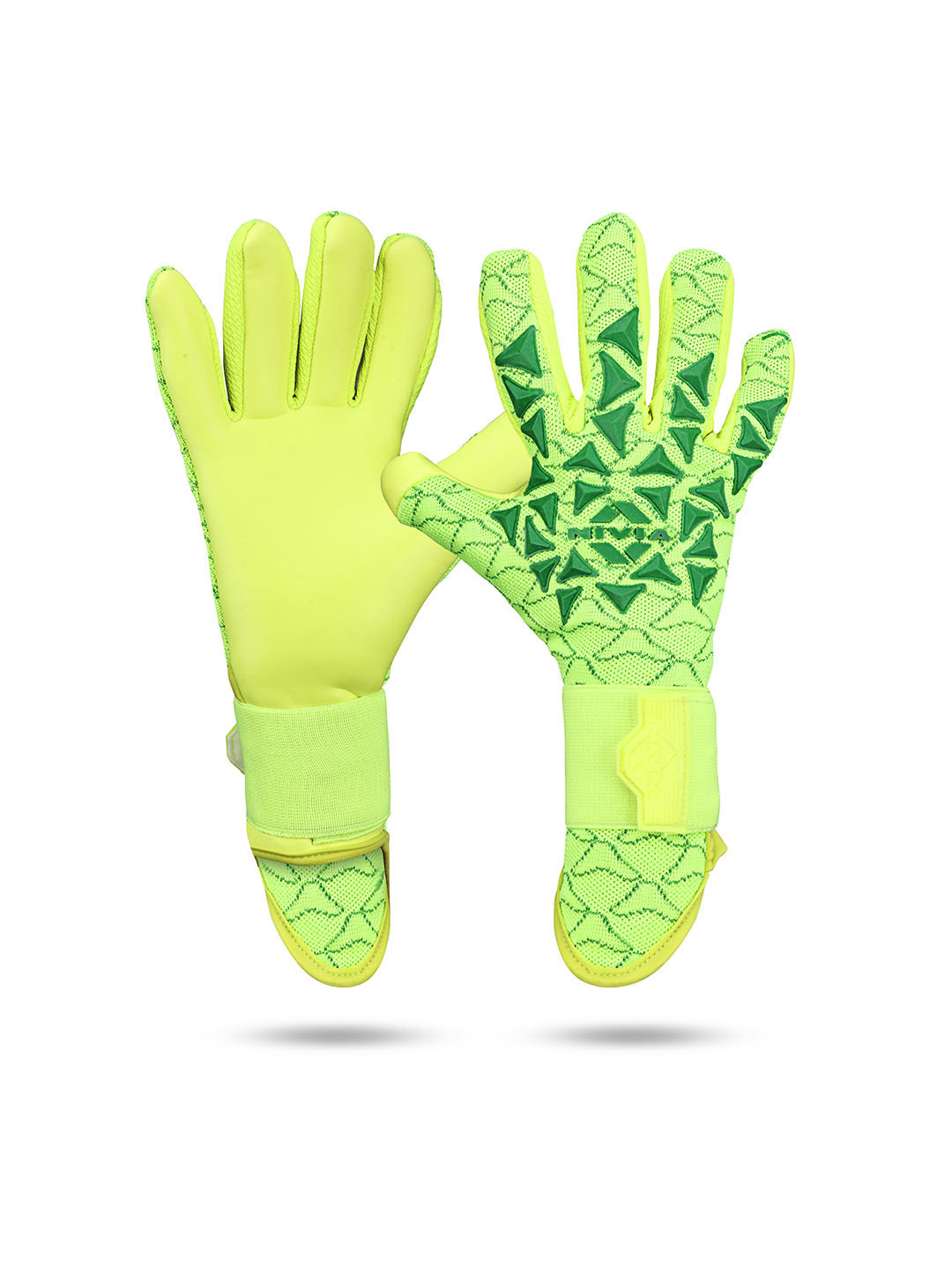 NIVIA Men Printed Ashtang Rubber Goalkeeper Gloves