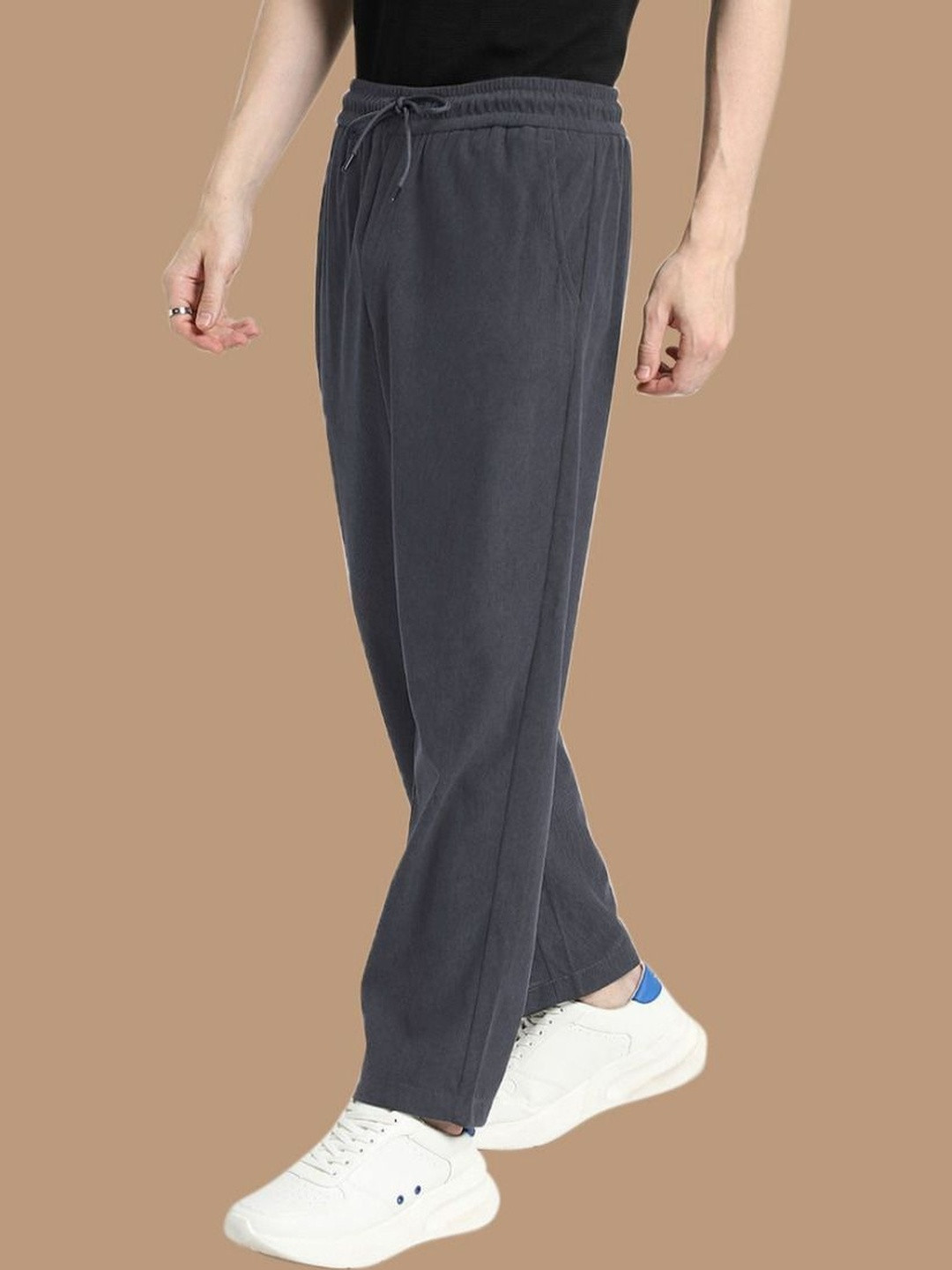 Flicfol Men Original Mid-Rise Cotton Regular Trousers