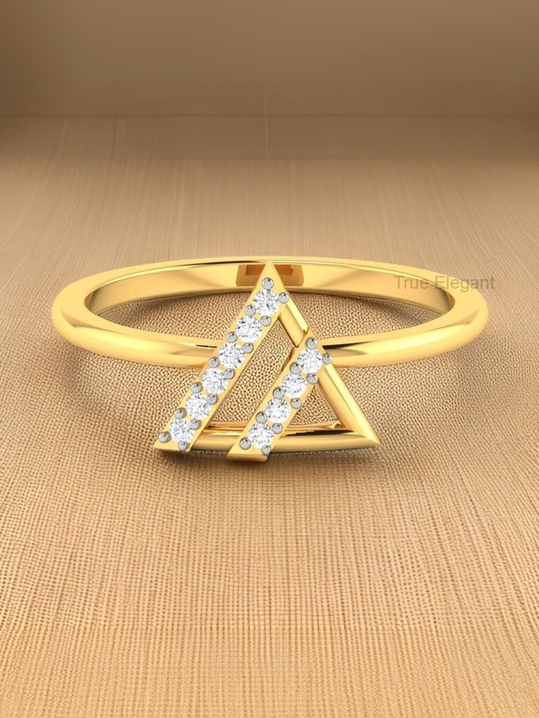 STRIKEY  Diamond -Studded Finger Ring