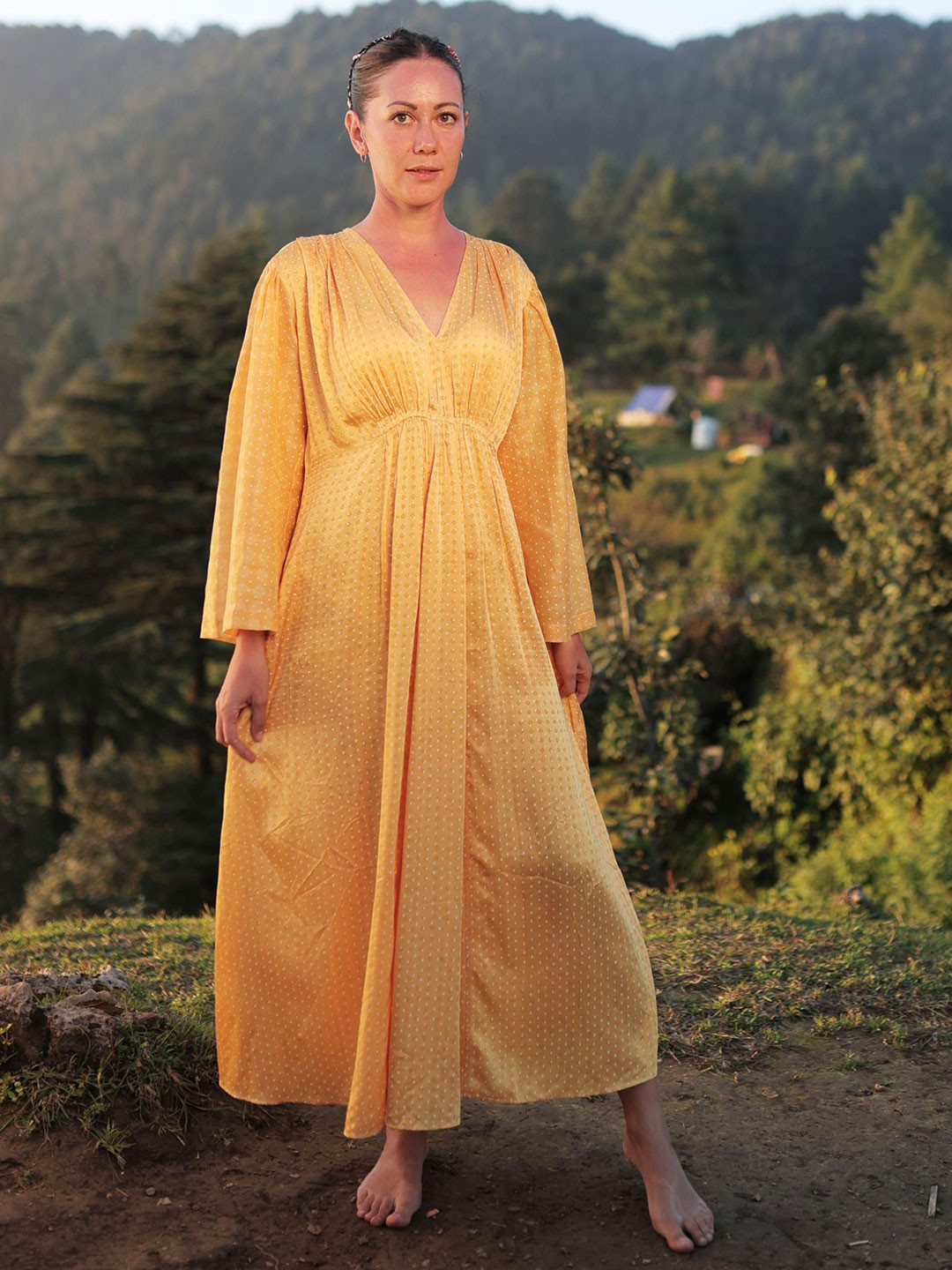 RAAS LIFE Empire Maxi Dress