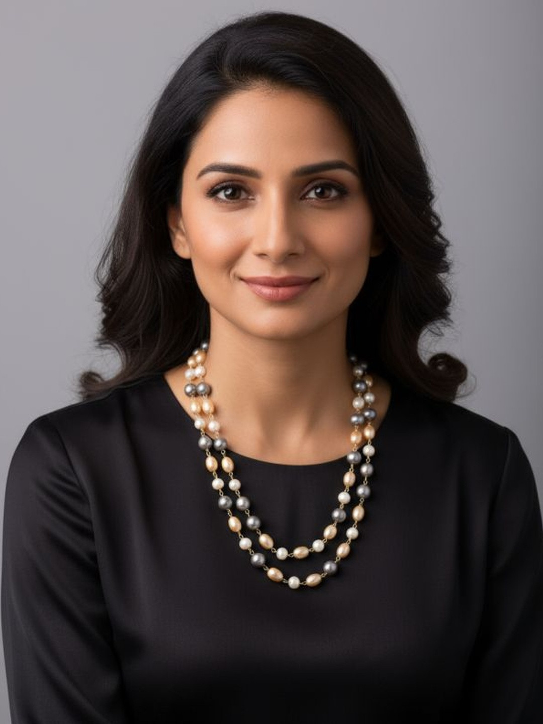 BFC - BUY FOR CHANGE Rhodium-Plated Layered Necklace