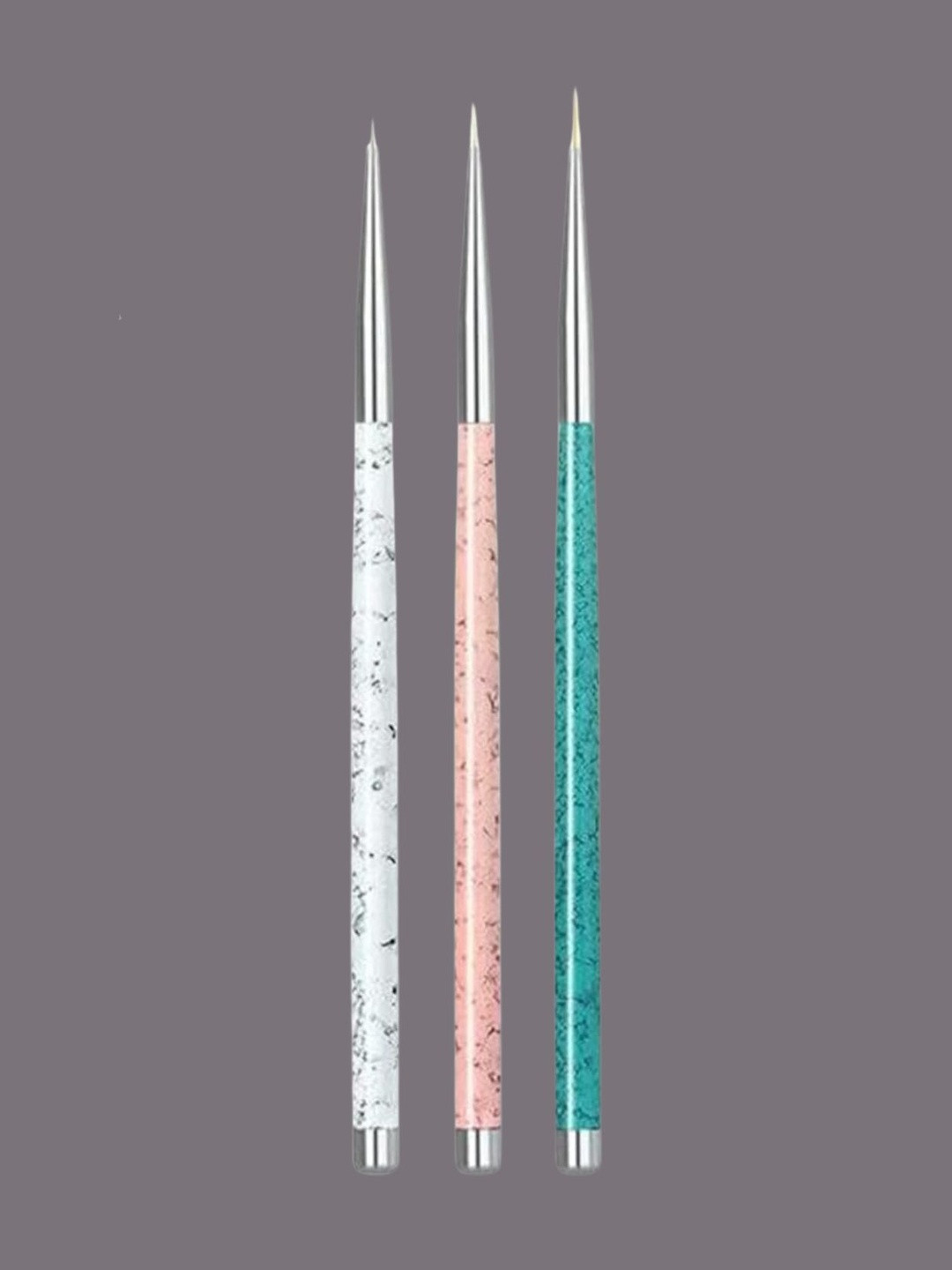 Veoni BELLE Set Of 3 Soft Bristles Detailing Nail Art Brush