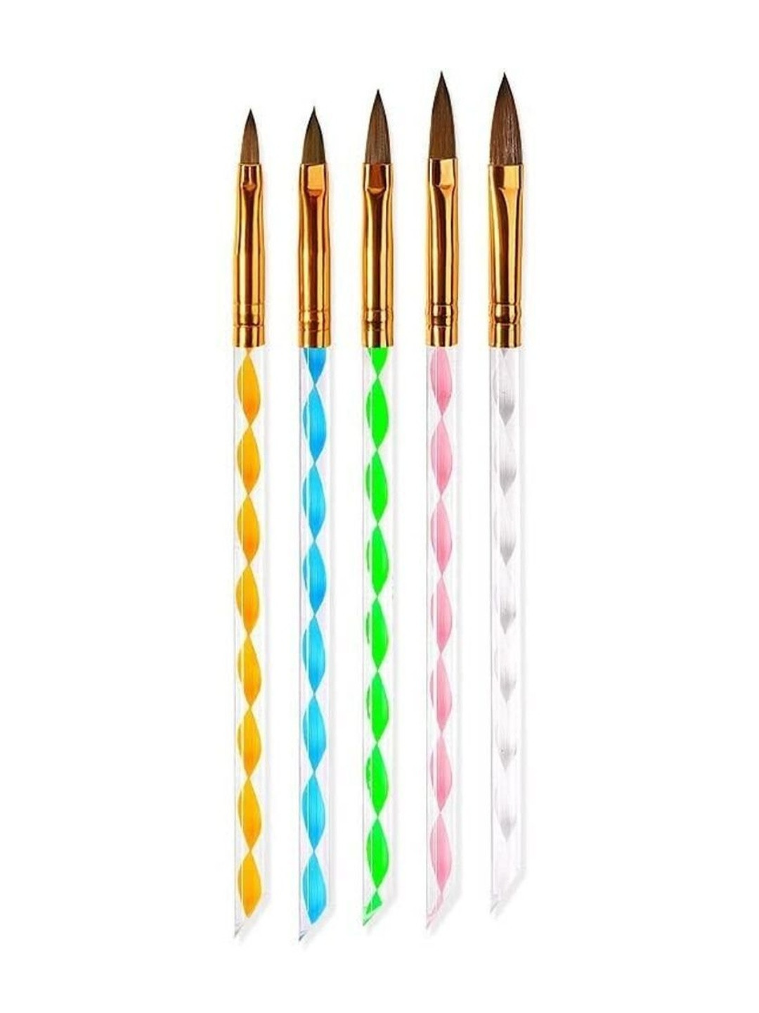 Veoni BELLE Set Of 5 Lightweight Nail Polish Brushes