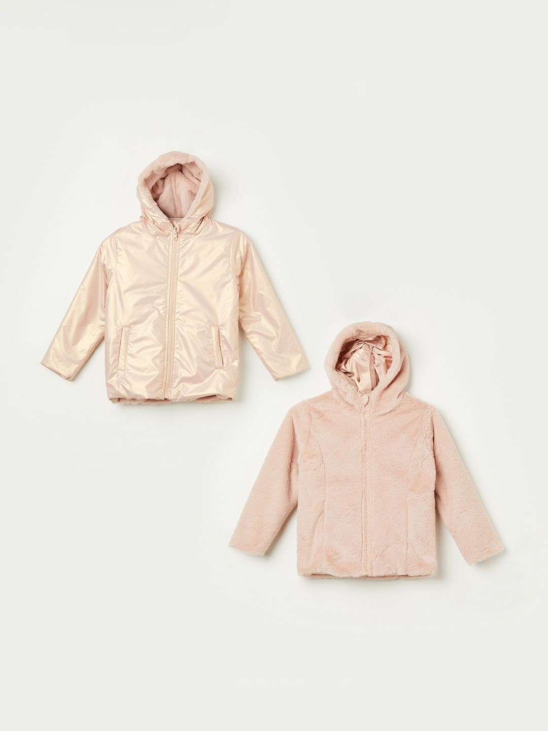 Fame Forever by Lifestyle Girls Reversible Puffer Jacket