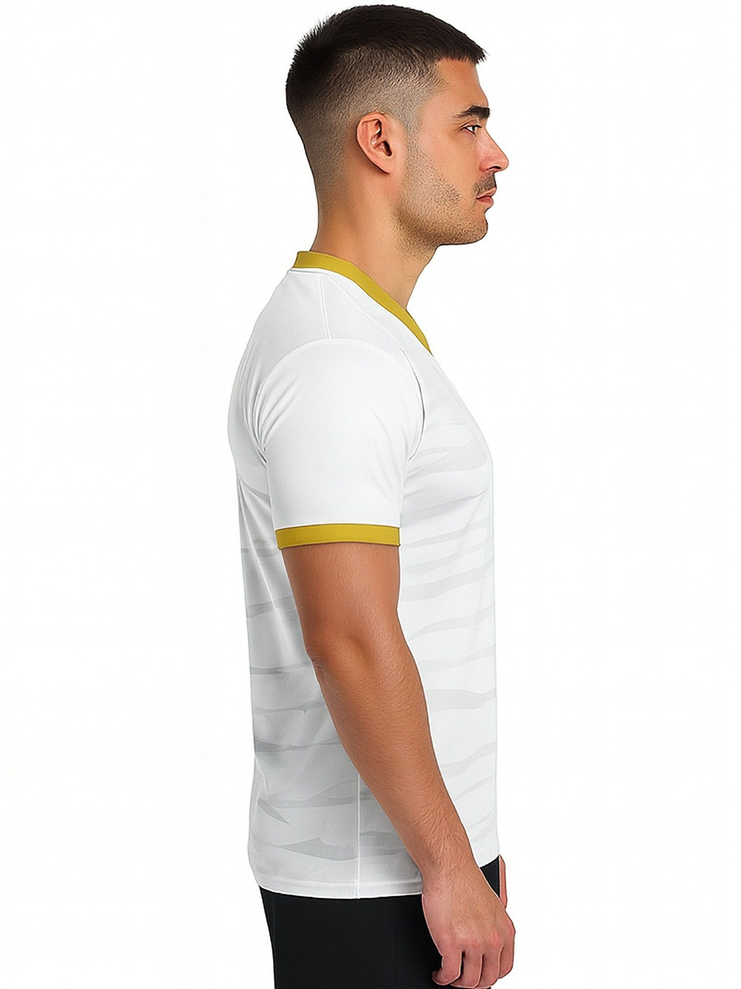 dostitch Men Brand Logo Cristiano Ronaldo V-Neck Dri-FIT T-shirt