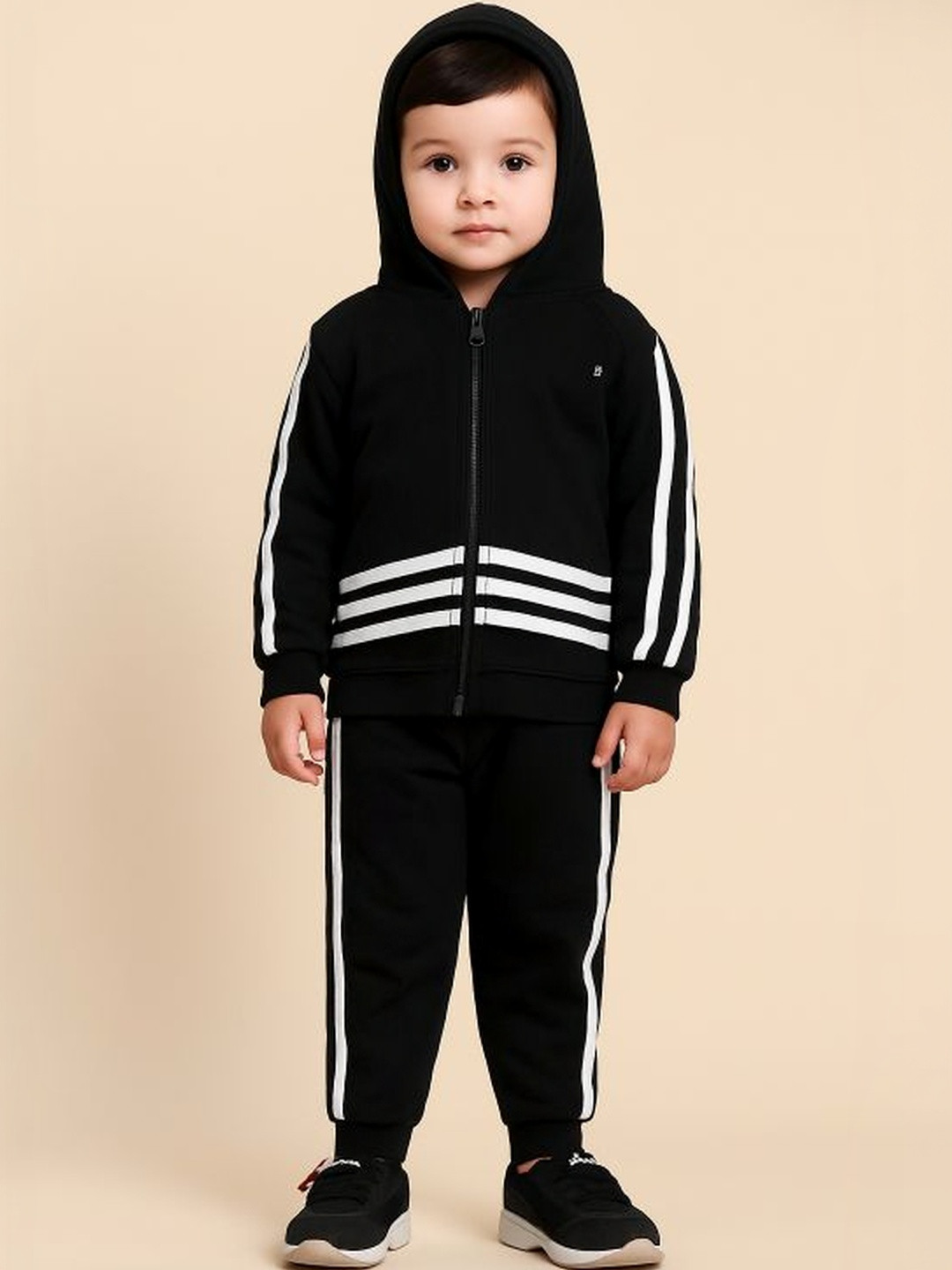YK Kids Hooded Jacket and Joggers Set for