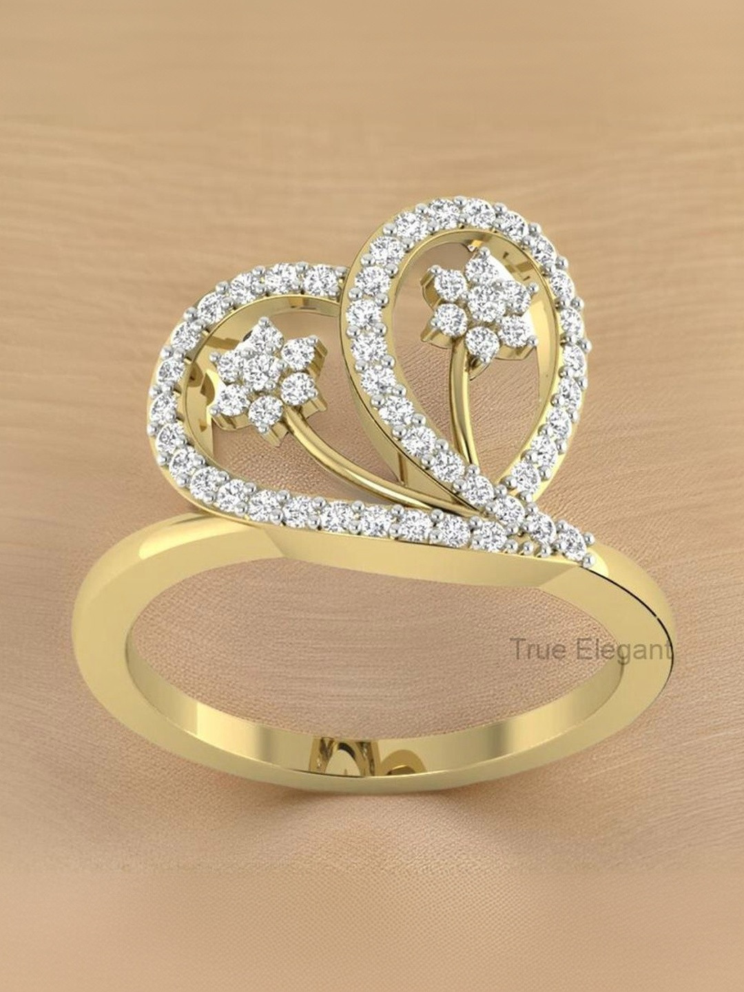 Timyka Diamond Studded Ring