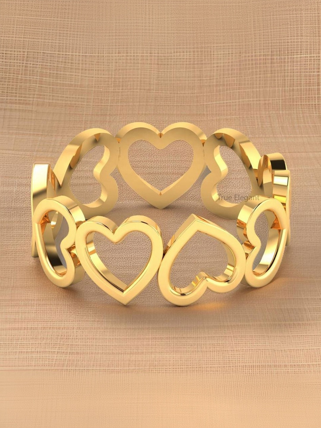 STRIKEY Open Heart Finger Ring