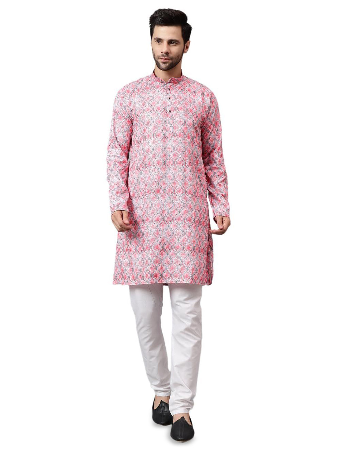 Go Stylish Men Ethnic Motifs Printed Indie Prints Kurta