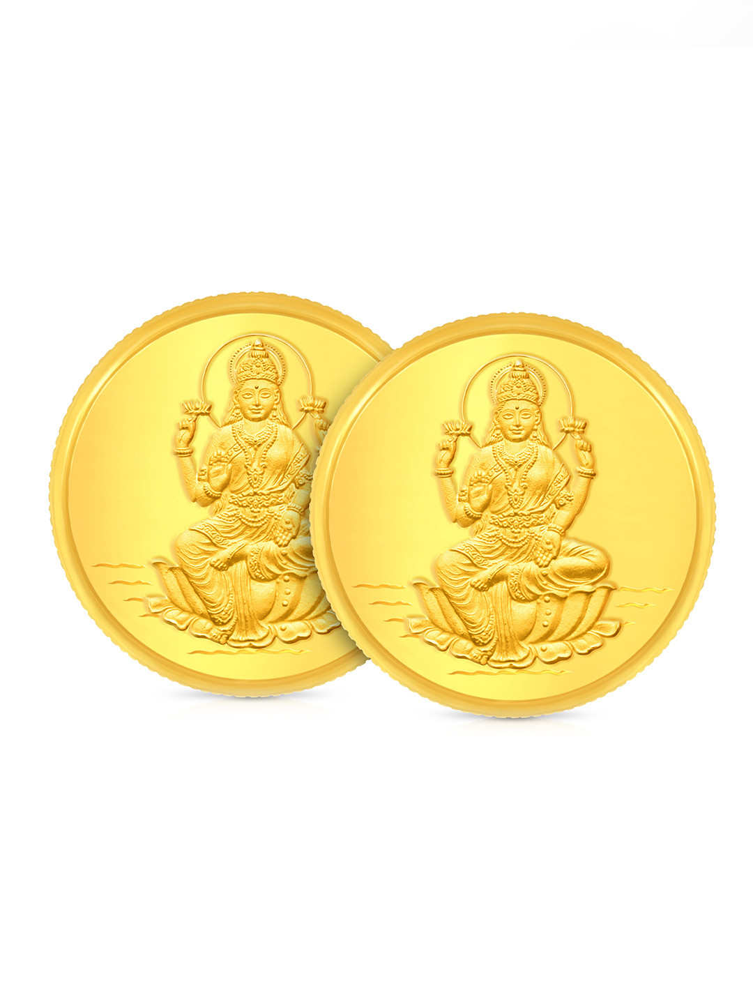 BHIMA 24K 999 Purity Lakshmi Coin Combo 2g+2g