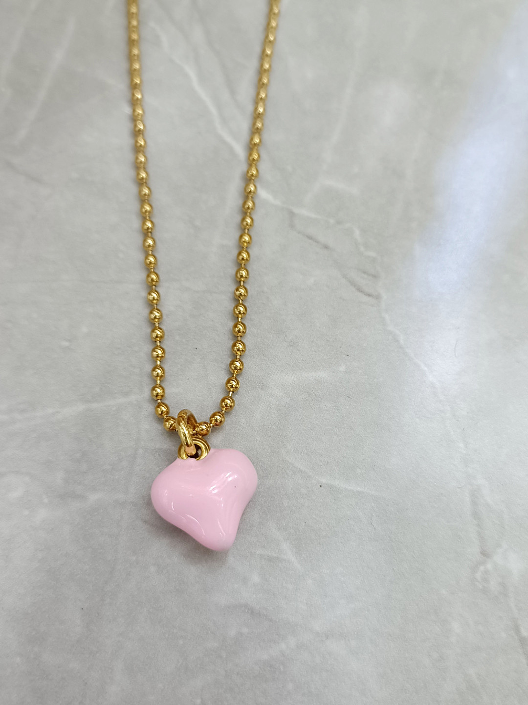 Just Lil Things Heart Shape Pendant With Chain