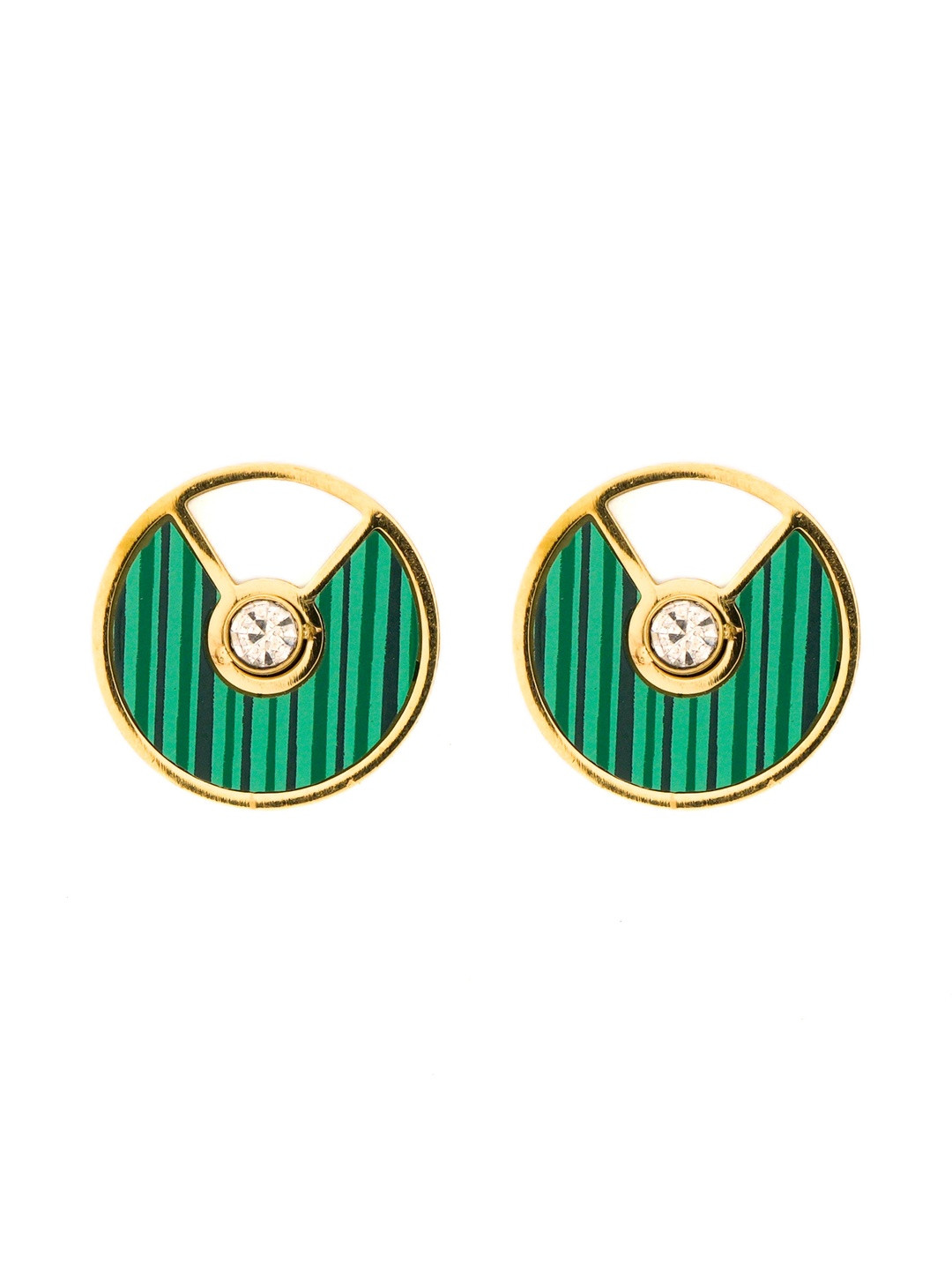 MAHTTAB Circular Studs Earrings