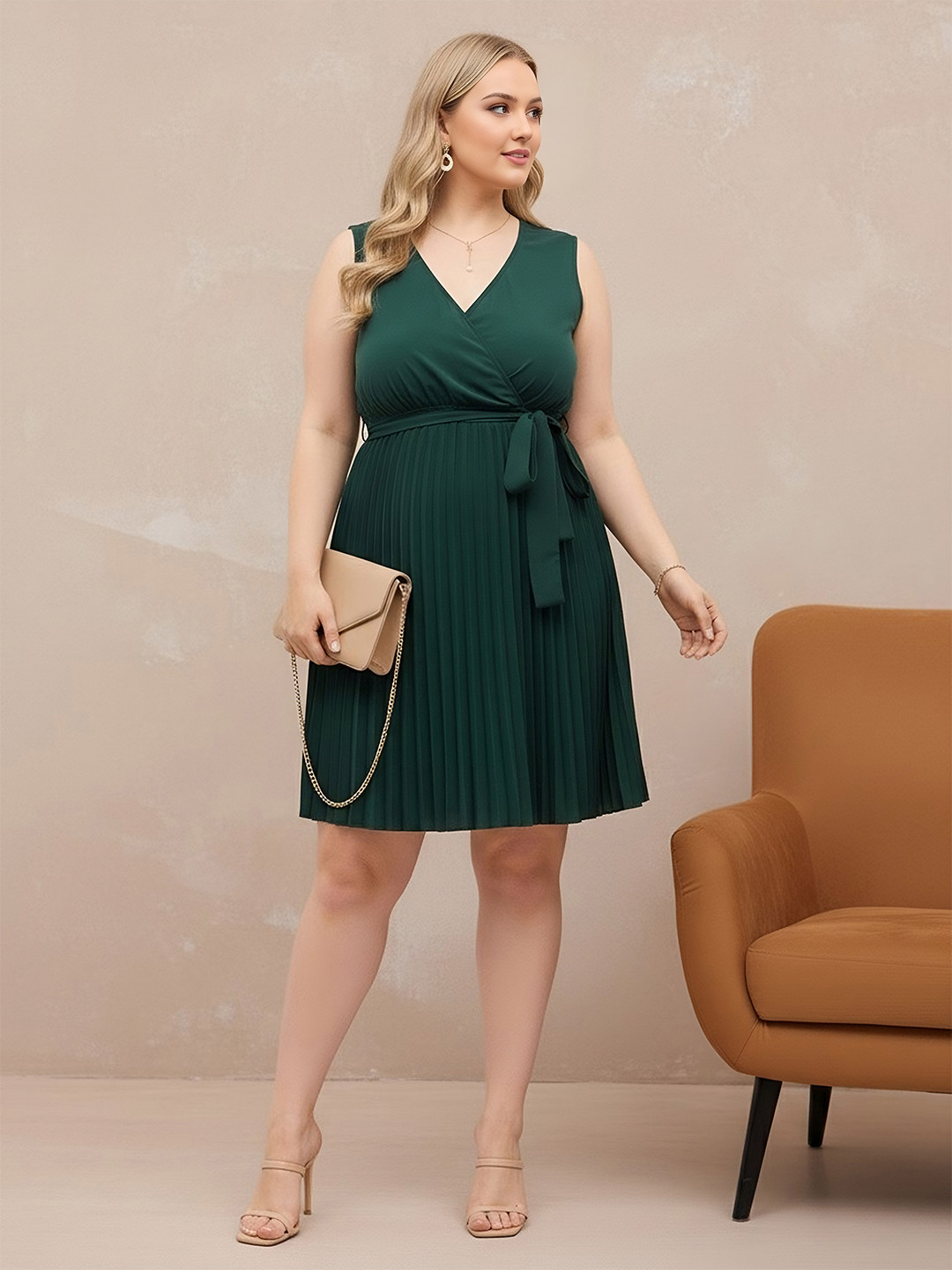 Berrylush Curve A-Line Dress