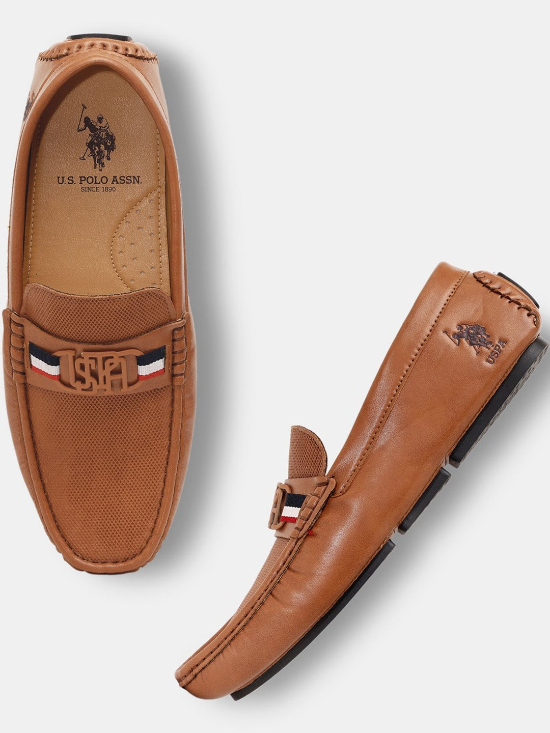 U.S. Polo Assn. Men Perforations PU Driving Shoes