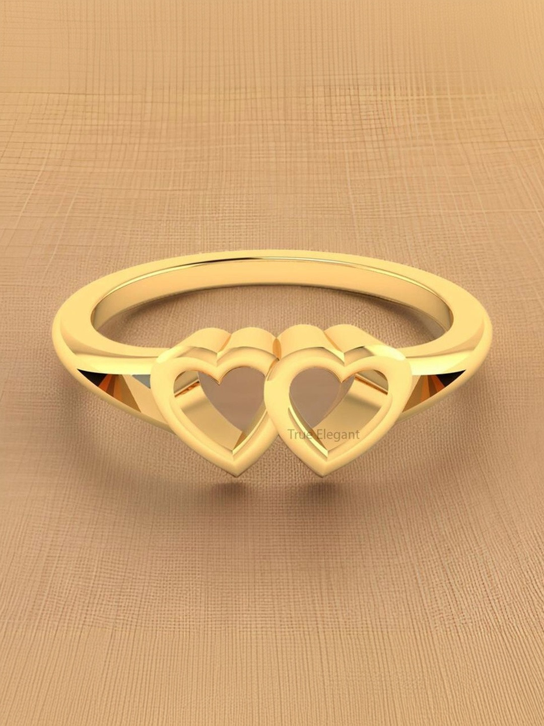 Hitmax  Double Heart Finger Ring