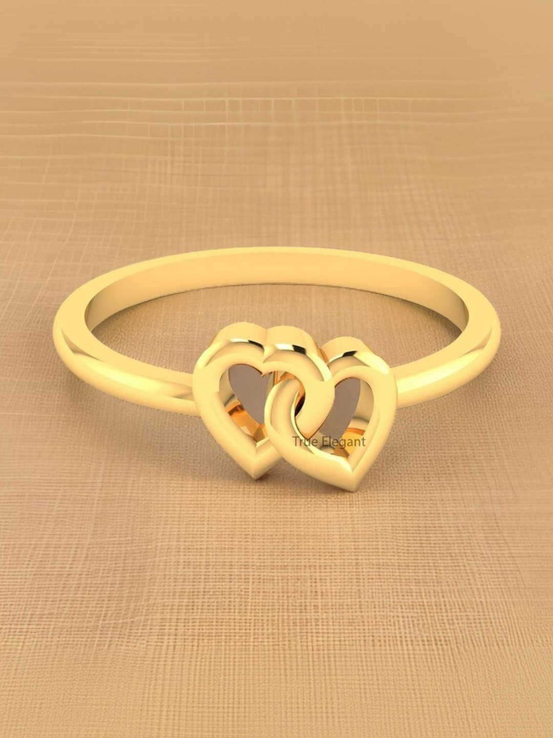 BIANCISTELLE Double Heart Finger Ring