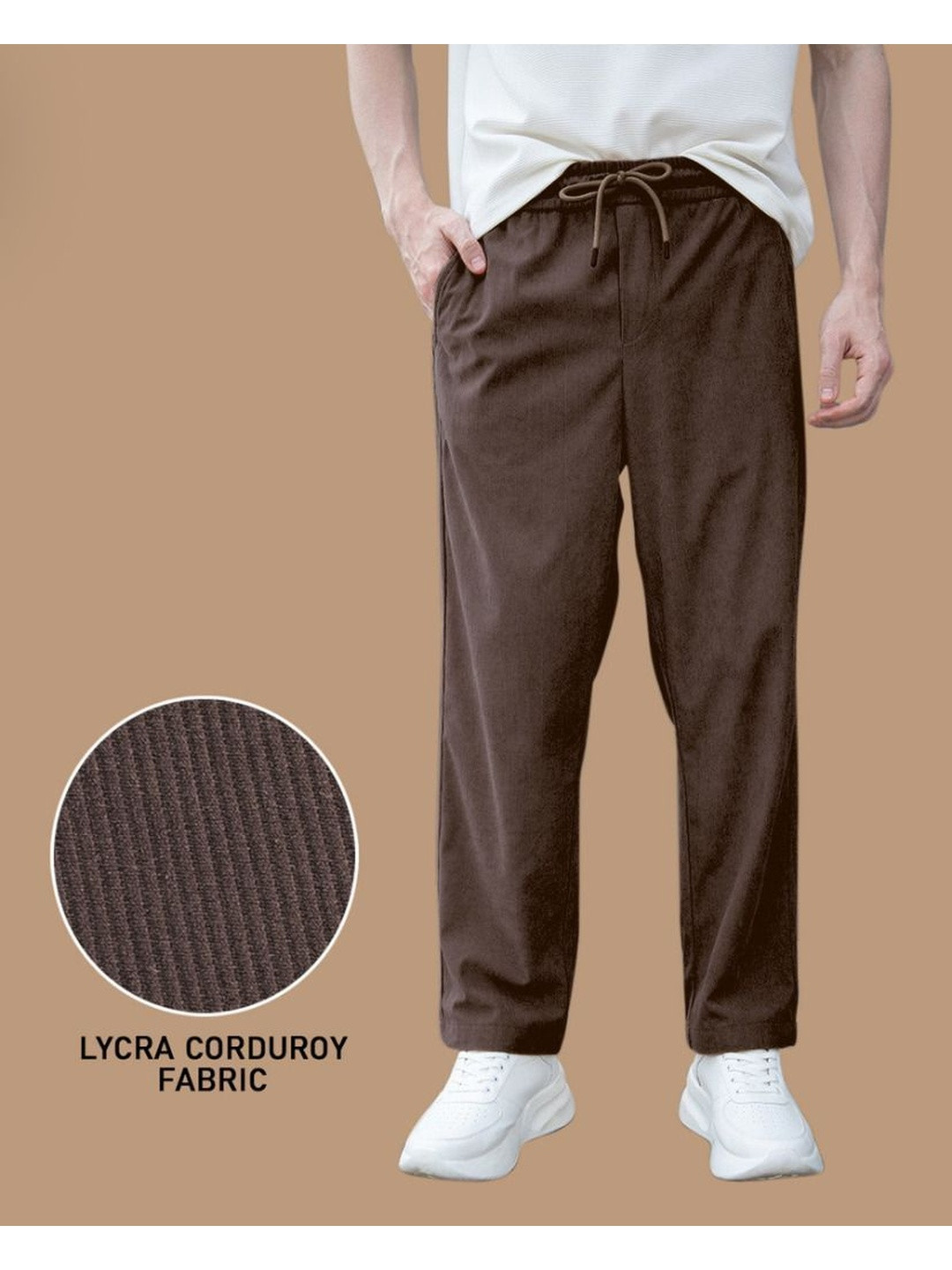 Flicfol Men Original Mid-Rise Cotton Regular Trousers