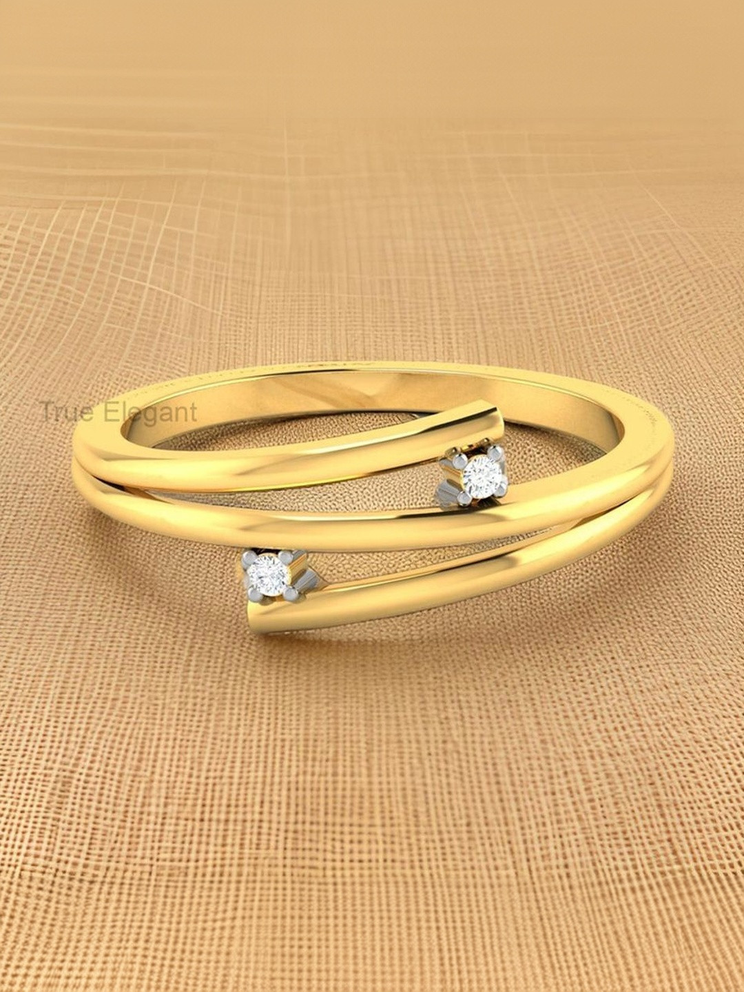 ventino 925 Sterling Silver Stone-Studded Finger Ring