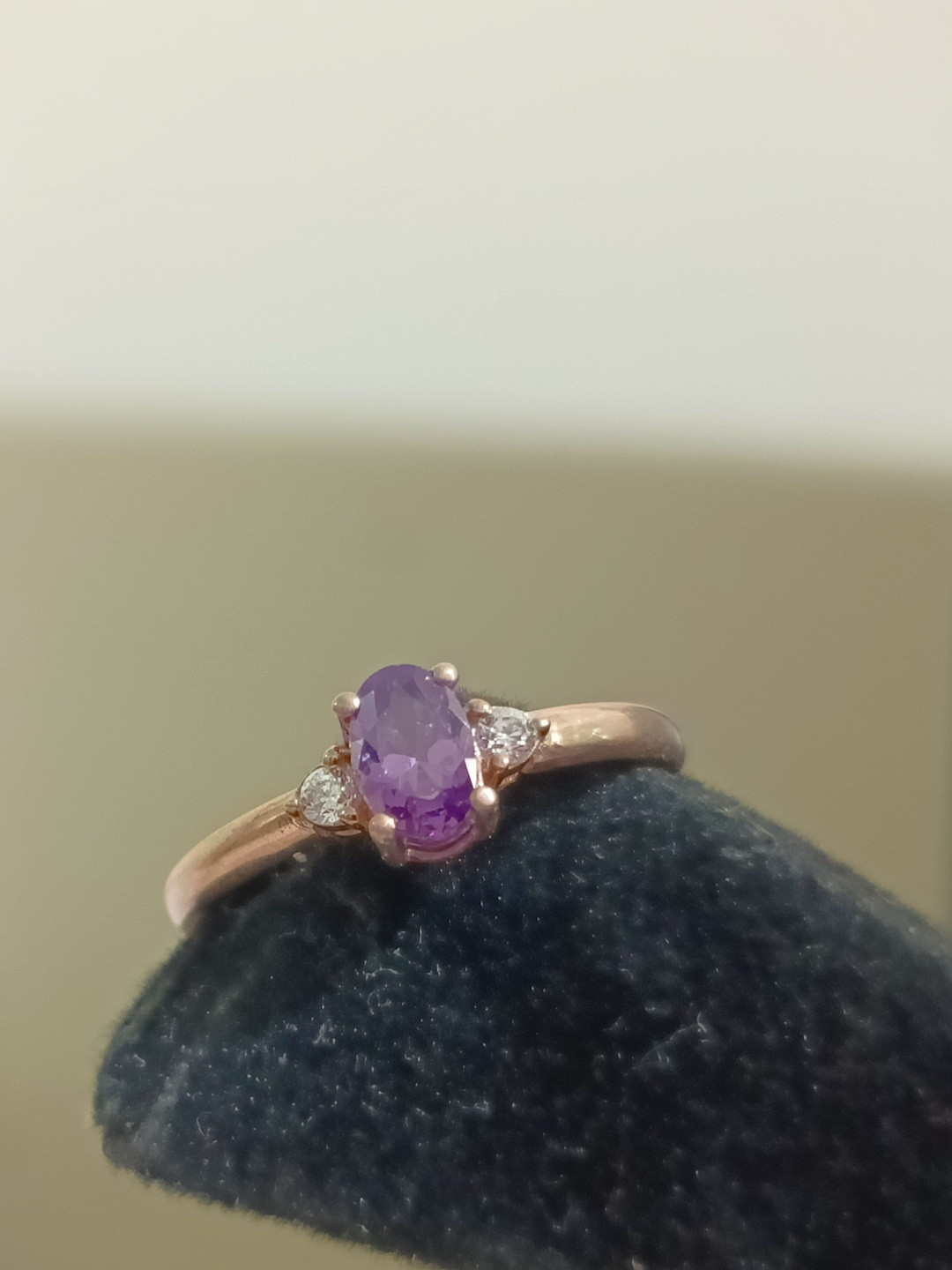 Lasmo Gold Plated & Stone Studded Ring