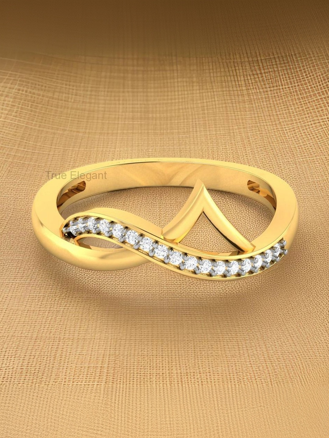 ventino 925 Sterling Silver Stone-Studded Finger Ring
