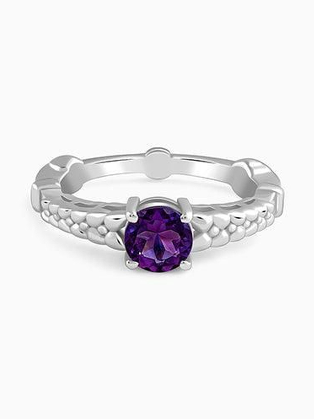 GIVA Sliver-Plated Zircon Finger Ring