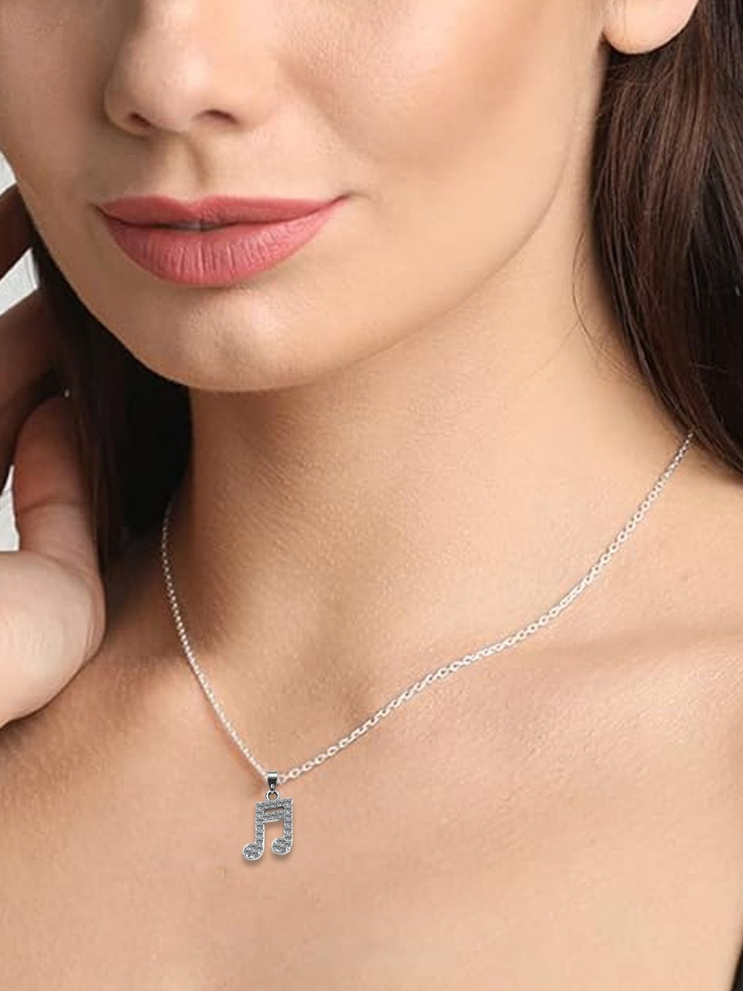 De-Ultimate Silver-Plated Quirky Pendants with Chains