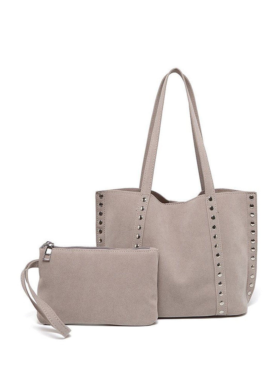 bebe PU Structured Tote Bag