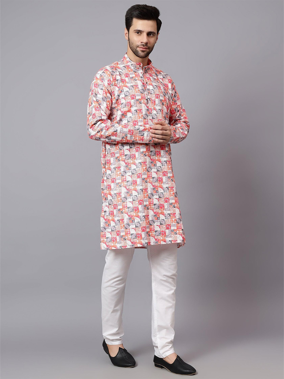 G S CREATIONS Men Printed Kurta