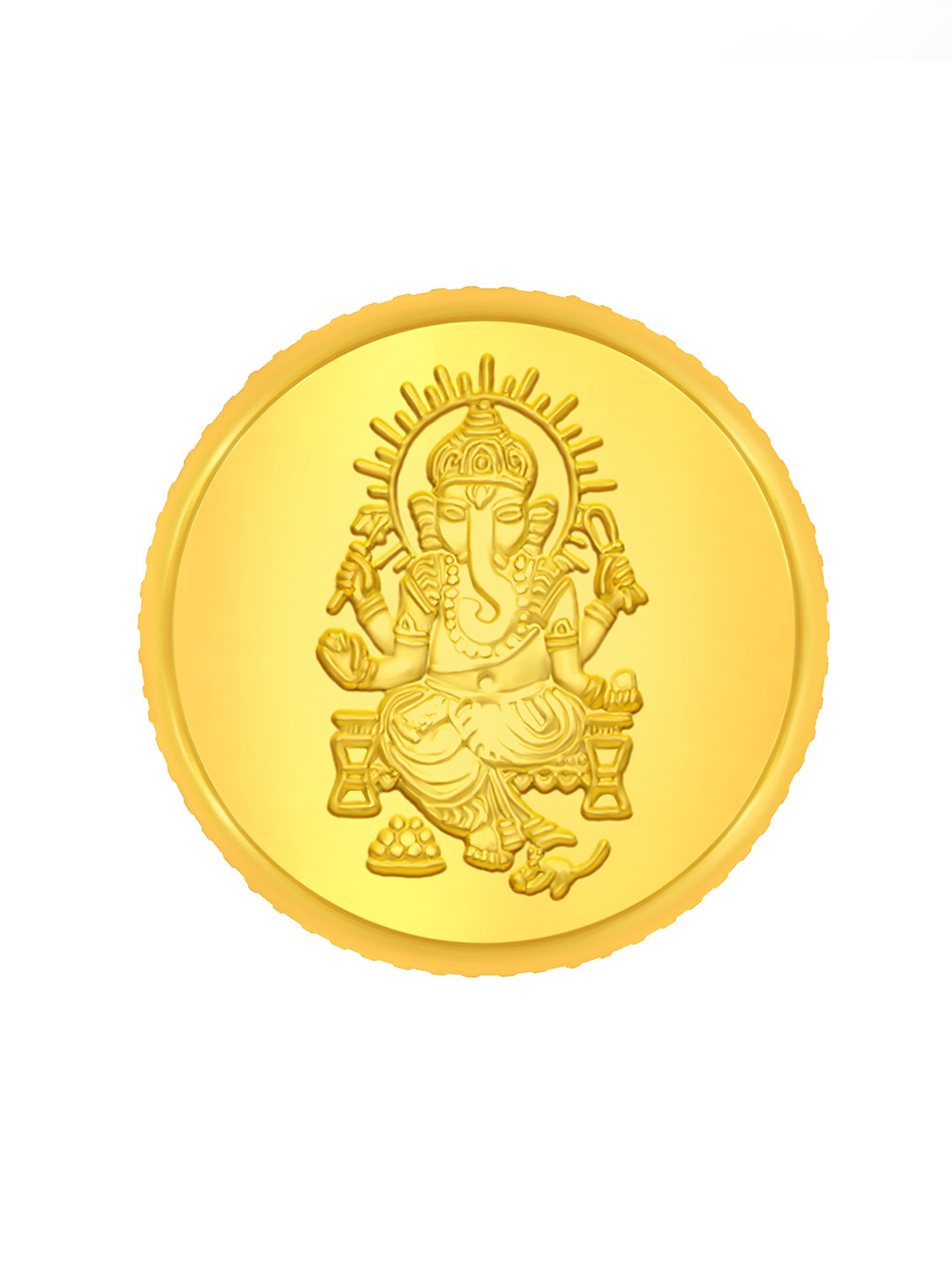 BHIMA 24KT 999 Purity Ganesha Coin- 1gm
