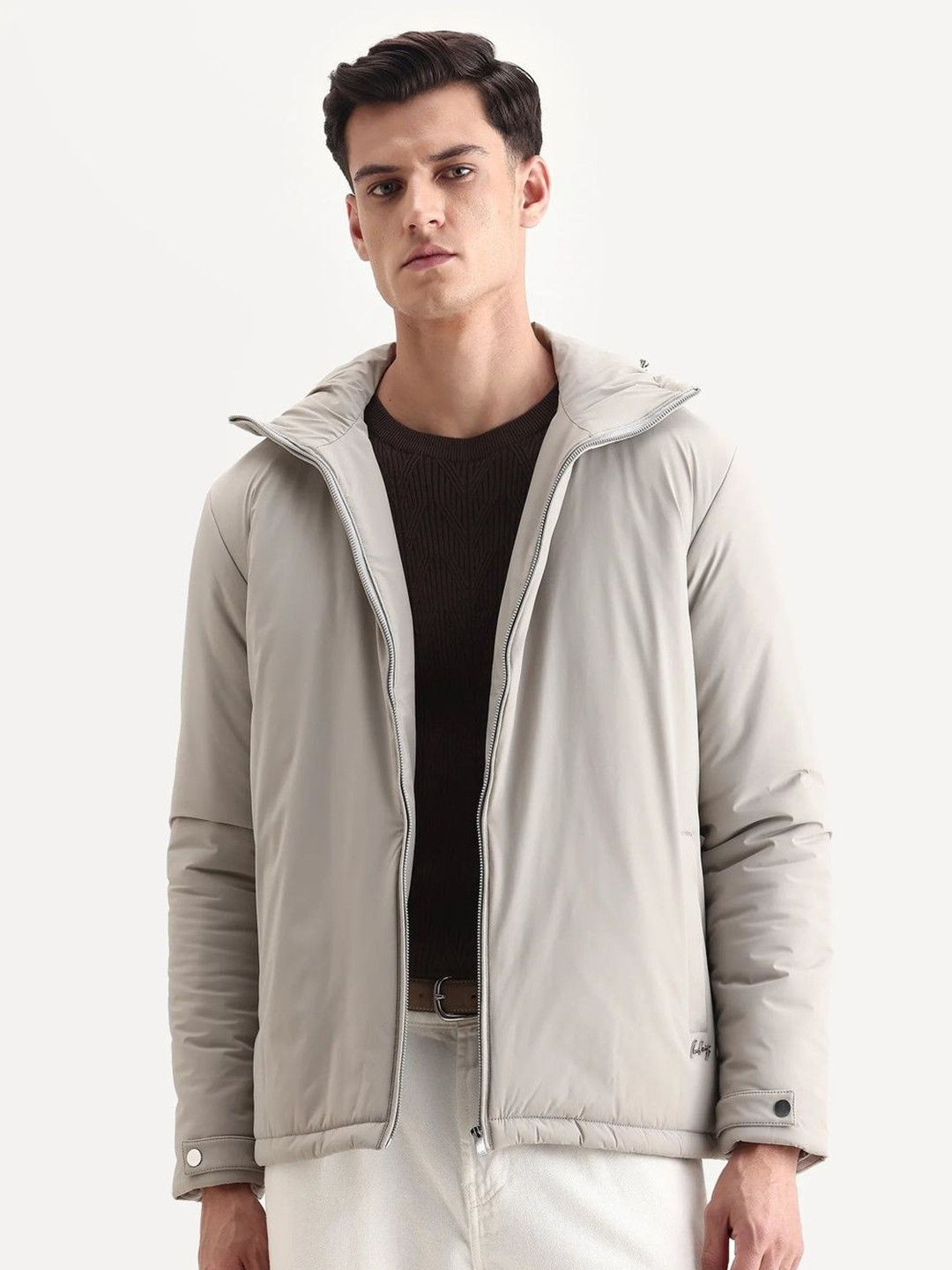 RARE RABBIT Men Open Front Jacket