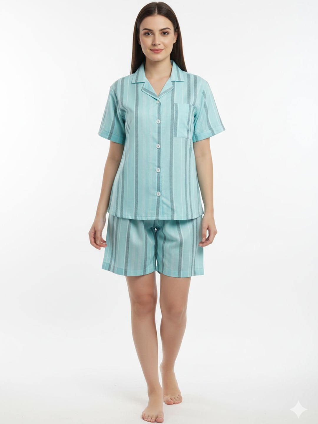 Beera Women Striped Night suit