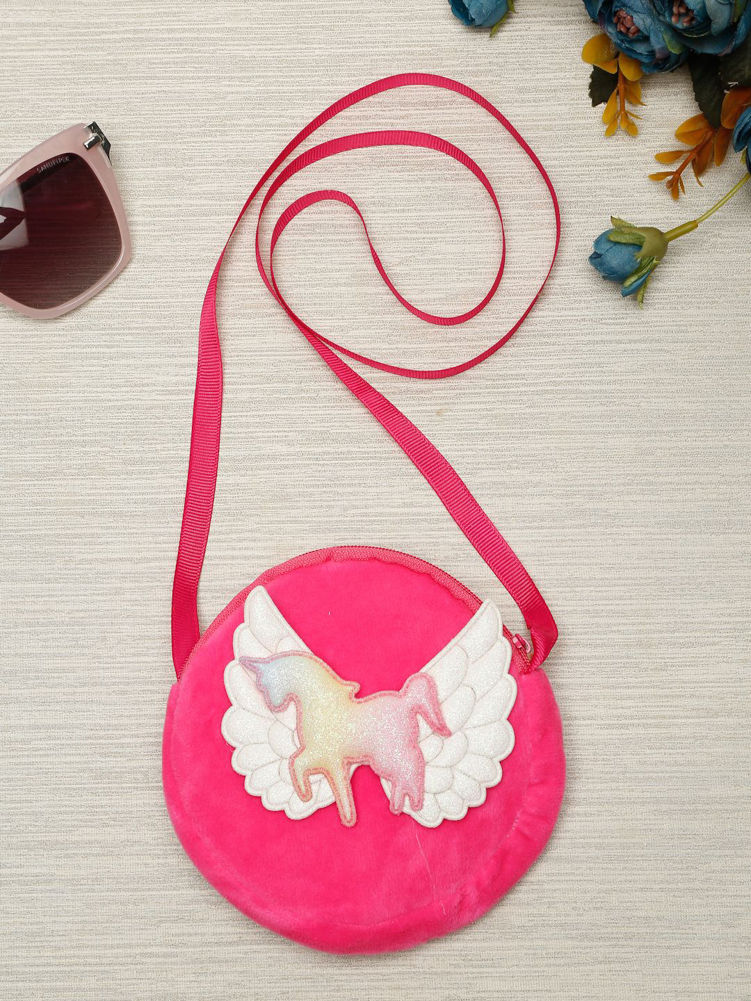 Stoln Embellished Sling Bag with Applique