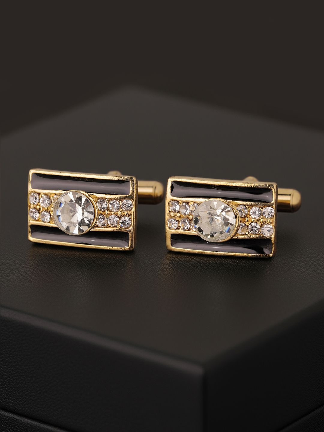 Statement Royale Crystal Cufflinks